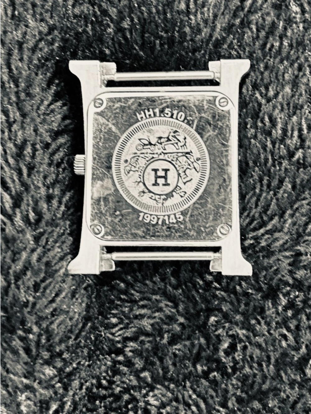 Authentic Hermès Heure H Watch HH1.510 - Classic Silver .fast shipping 💫 - Picture 2 of 4